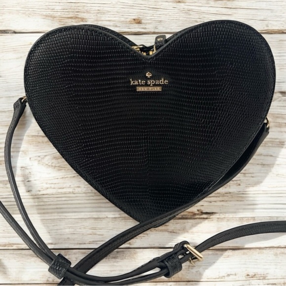 kate spade Handbags - kate spade Black Heart Crossbody Bag